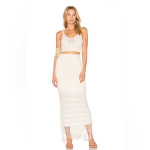 House of Harlow 1960 X Revolve Knit White Set